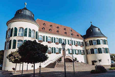 Segway Kaffee und Schloss