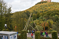 Tipi bauen